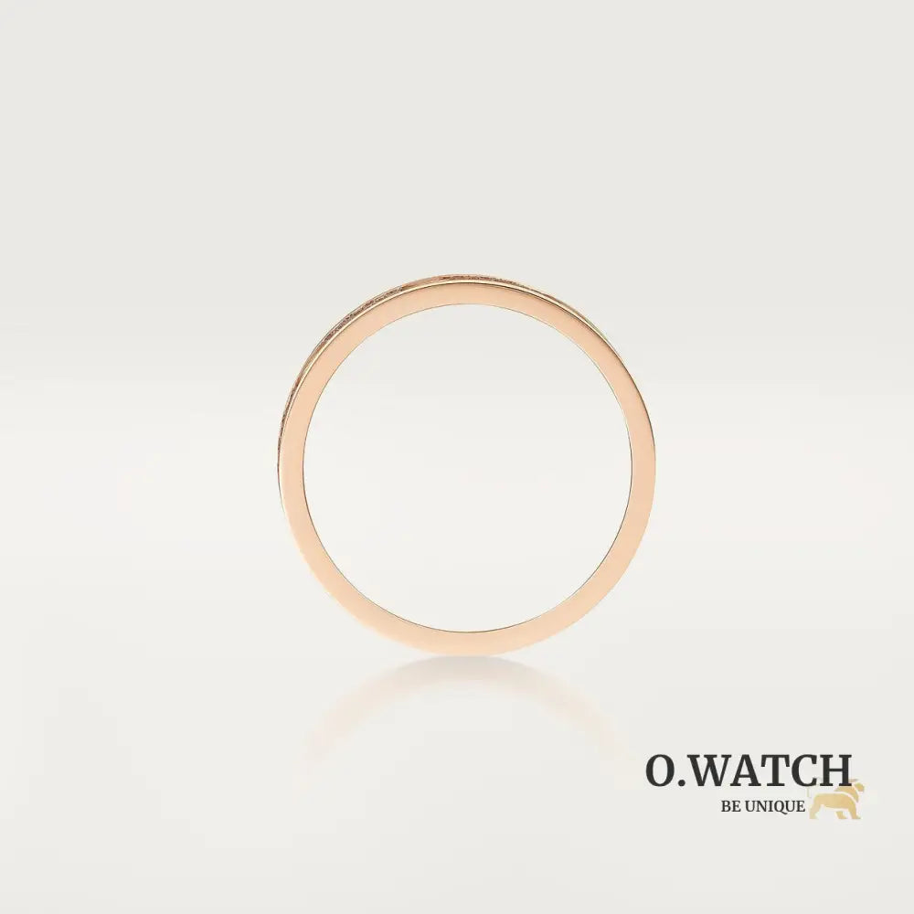 BAGUE CARTIER LOVE PAVÉE ROSE GOLD bague