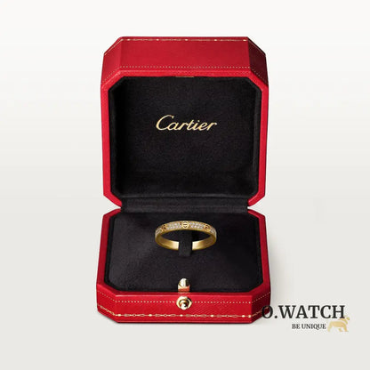 BAGUE CARTIER LOVE PETIT MODÈLE PAVÉ ROSE GOLD bague