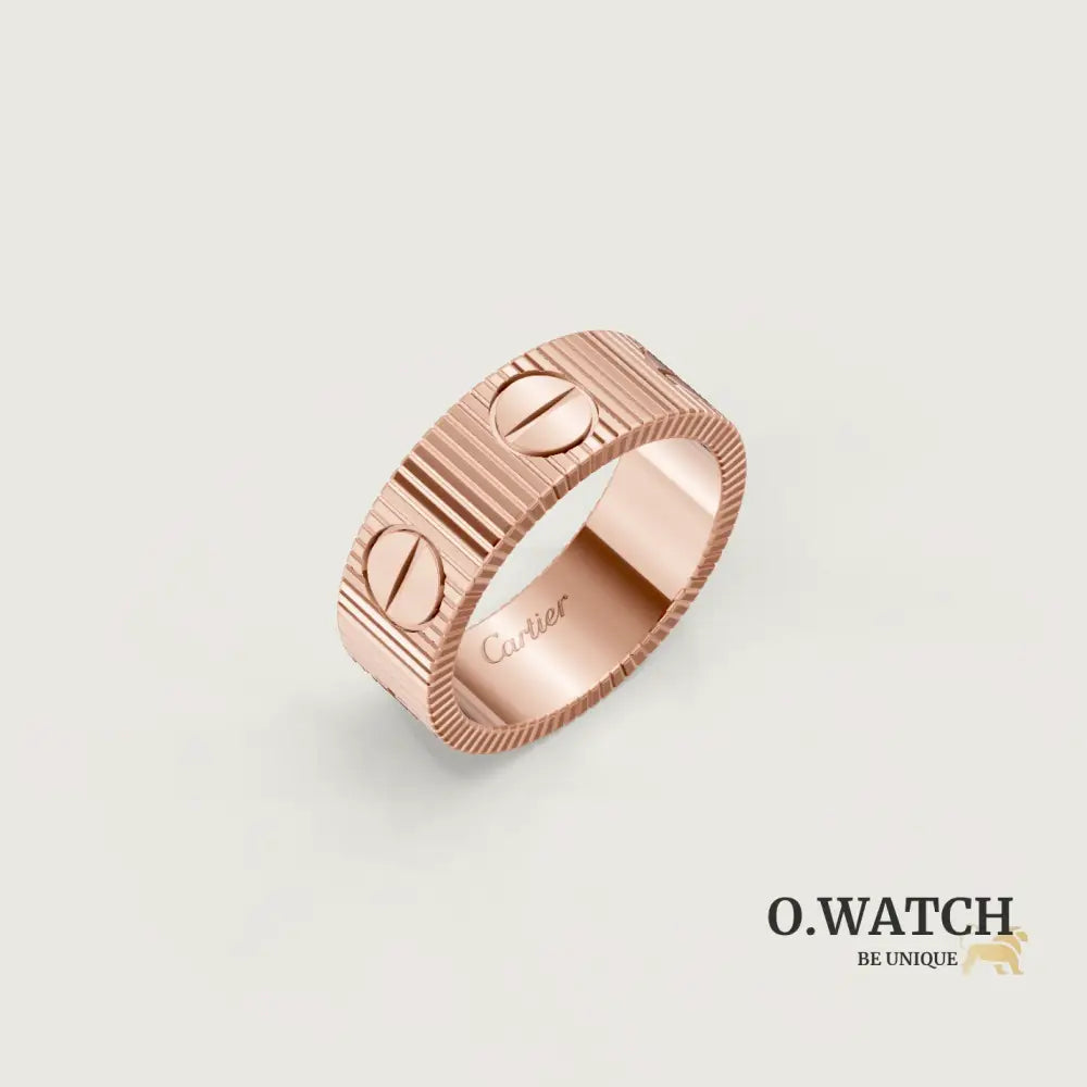 BAGUE CARTIER LOVE UNLIMITED Or rose / 6 bague