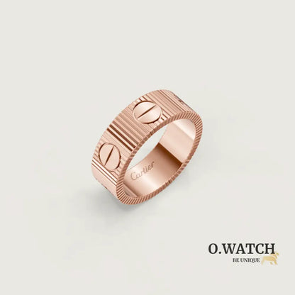 BAGUE CARTIER LOVE UNLIMITED Or rose / 6 bague