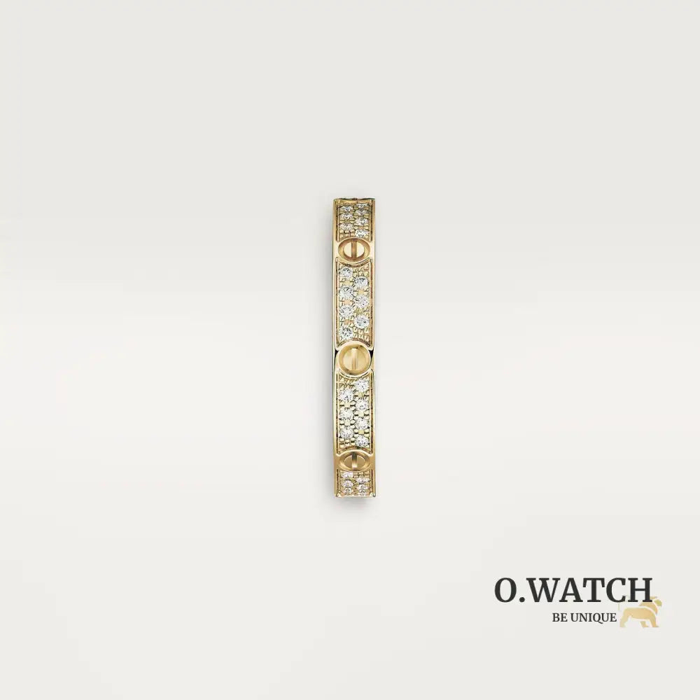 BAGUE CARTIER PETIT MODÈLE PAVÉ GOLD bague