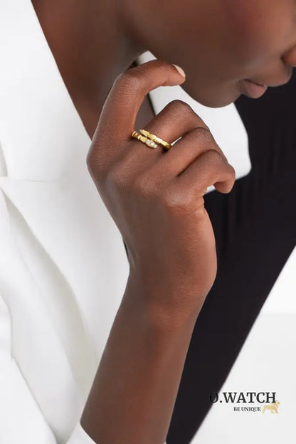 BAGUE SERPENTI VIPER DIAMANTS GOLD bague