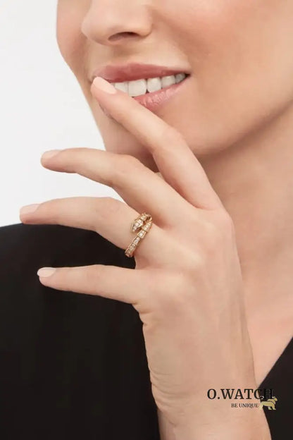 BAGUE SERPENTI VIPER DIAMANTS GOLD bague