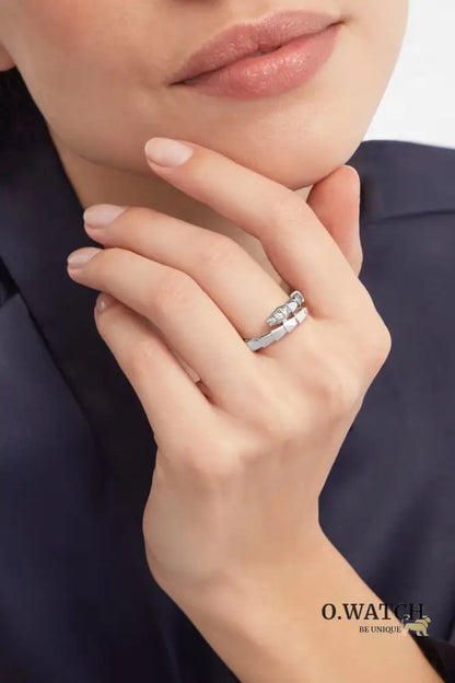 BAGUE SERPENTI VIPER DIAMANTS WHITE GOLD bague
