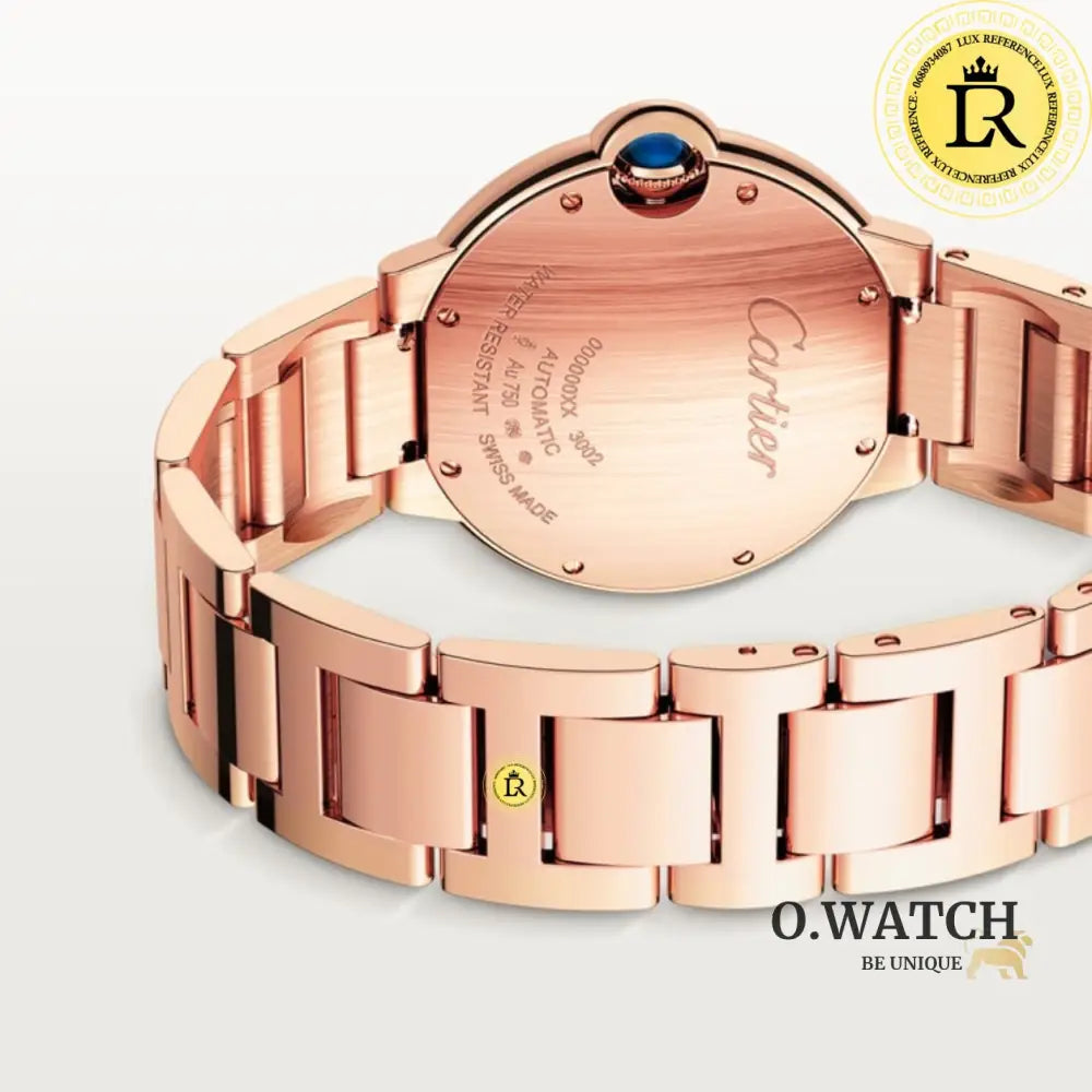 Ballon Bleu De Cartier Or Rose Sertie