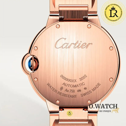 Ballon Bleu De Cartier Or Rose Sertie