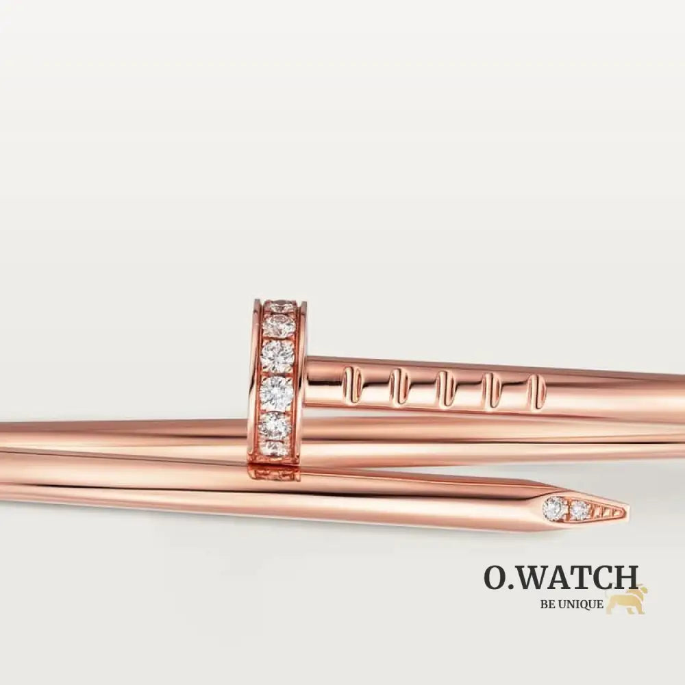 BRACELET CARTIER JUSTE UN CLOU PETIT MODÉLE DIAMANTS ROSE GOLD Bracelet Cartier
