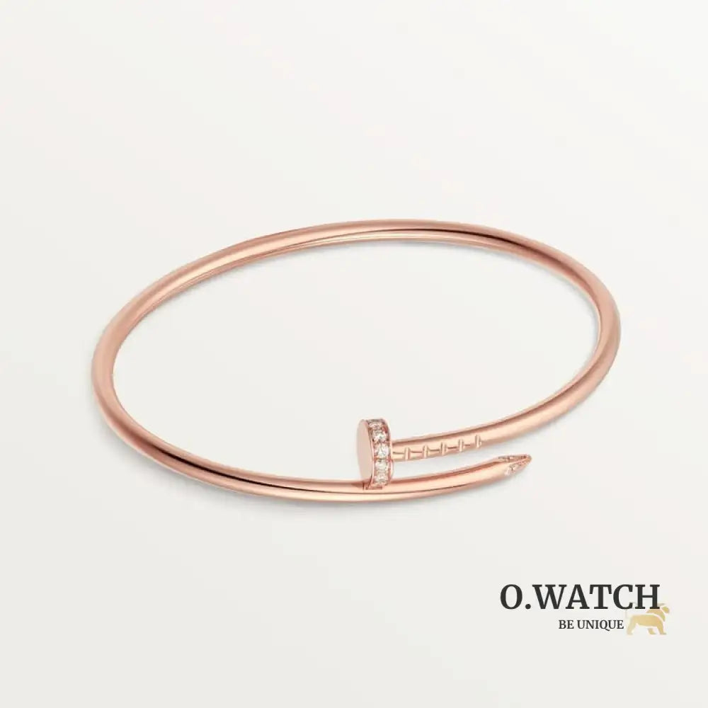 BRACELET CARTIER JUSTE UN CLOU PETIT MODÉLE DIAMANTS ROSE GOLD Bracelet Cartier