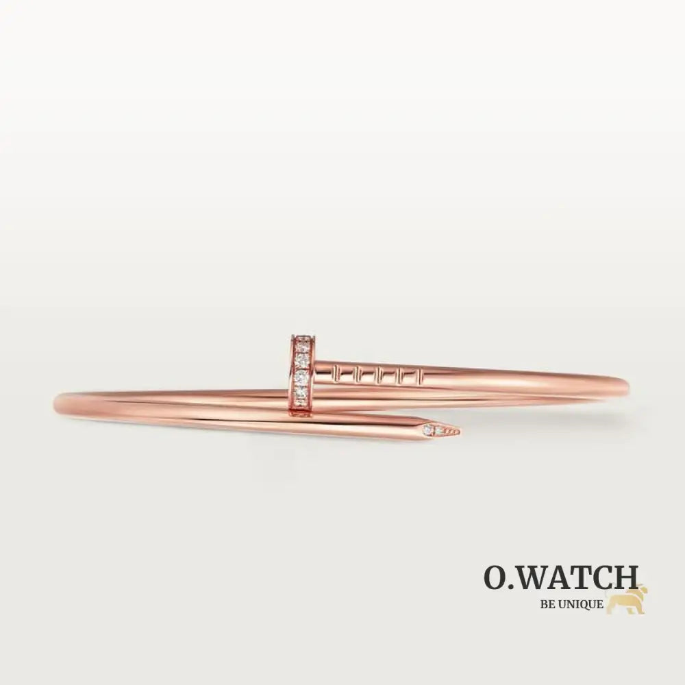 BRACELET CARTIER JUSTE UN CLOU PETIT MODÉLE DIAMANTS ROSE GOLD Bracelet Cartier