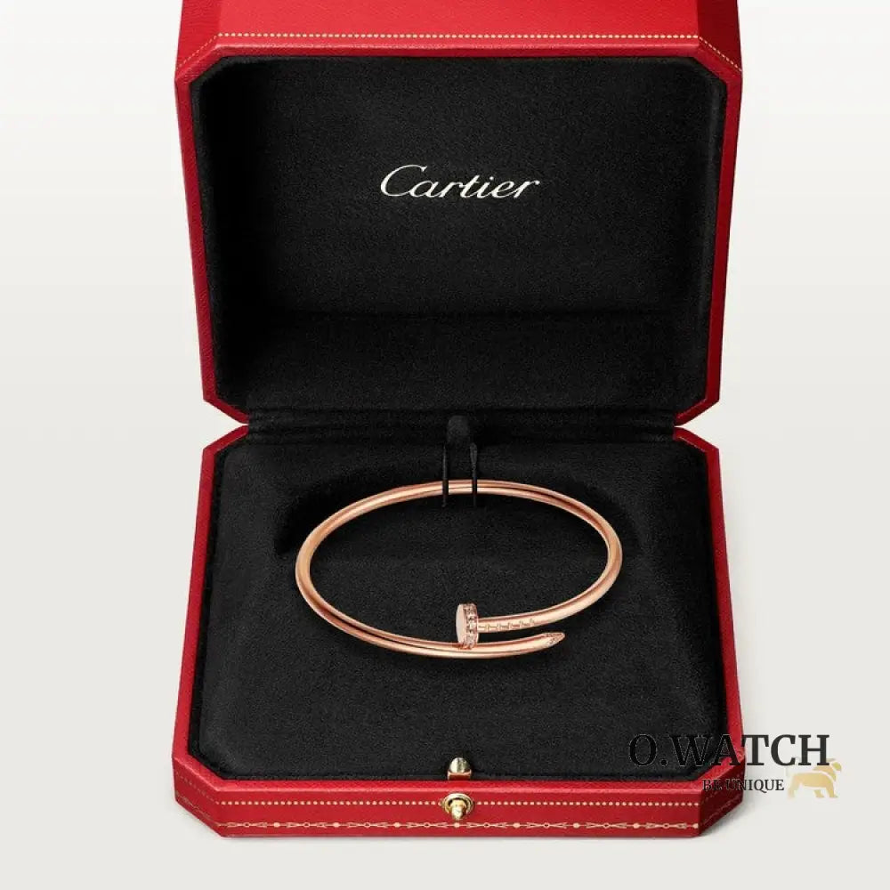 BRACELET CARTIER JUSTE UN CLOU PETIT MODÉLE DIAMANTS ROSE GOLD Bracelet Cartier