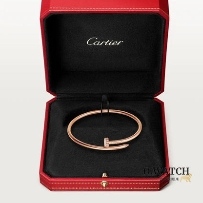 BRACELET CARTIER JUSTE UN CLOU PETIT MODÉLE DIAMANTS ROSE GOLD Bracelet Cartier