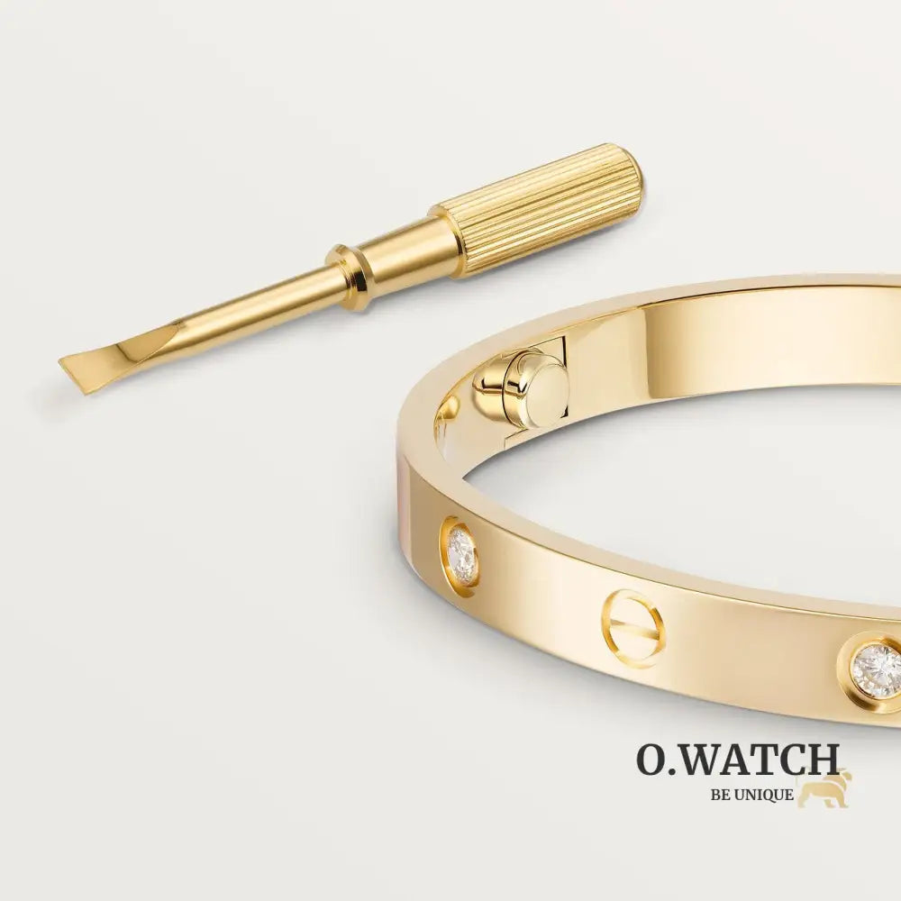 BRACELET CARTIER LOVE GOLD 4 DIAMONDS Bracelet Cartier