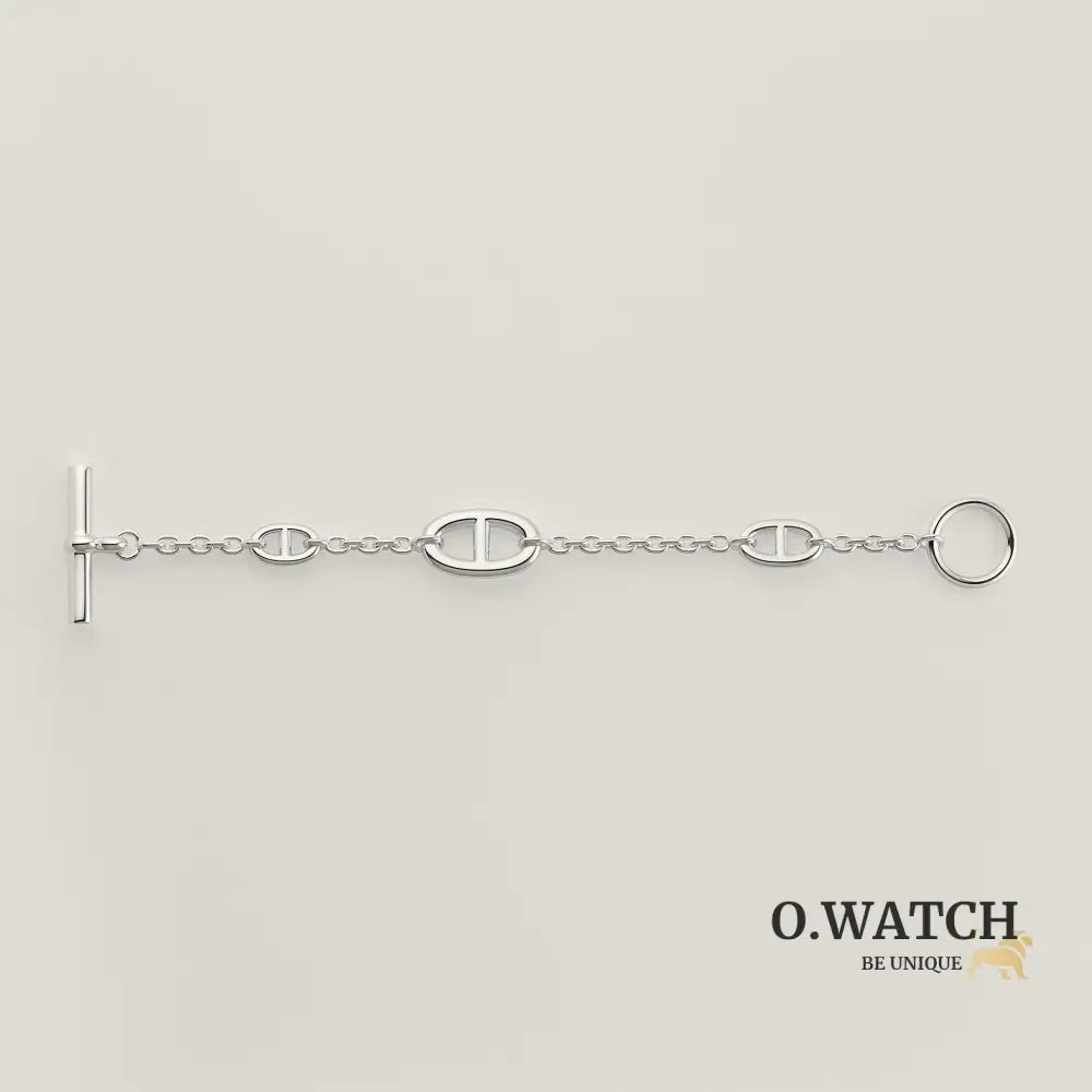 BRACELET HERMES FARANDOLE WHITE GOLD