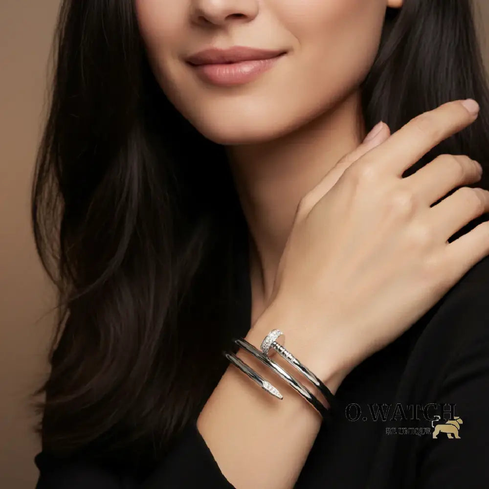 BRACELET LECLOU DOUBLE TOURS DIAMOND