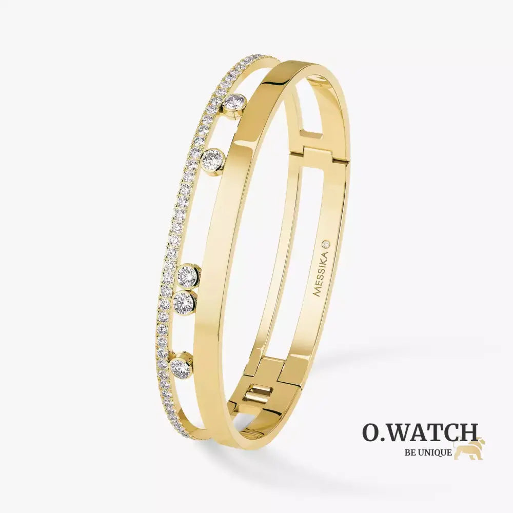 BRACELET MESSIKA BANGLE MOVE ROMANE GM GOLD Bracelet Messika