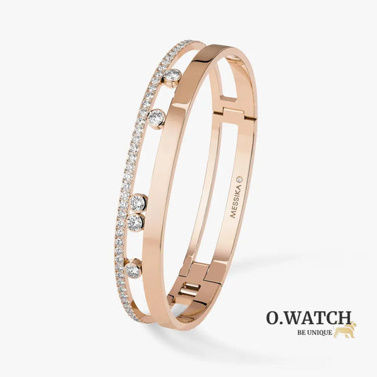 BRACELET MESSIKA BANGLE MOVE ROMANE GM ROSE GOLD Bracelet Messika