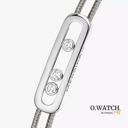 BRACELET MESSIKA CORDE BLANCHE WHITE GOLD Bracelet Messika