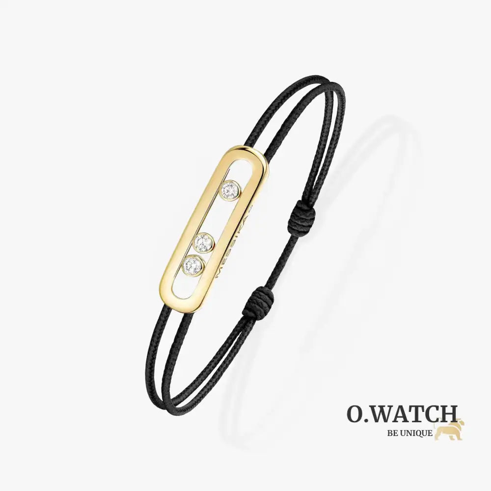 BRACELET MESSIKA CORDE NOIR GOLD Bracelet Messika