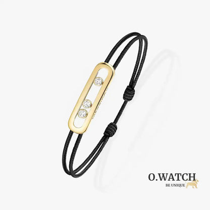 BRACELET MESSIKA CORDE NOIR GOLD Bracelet Messika