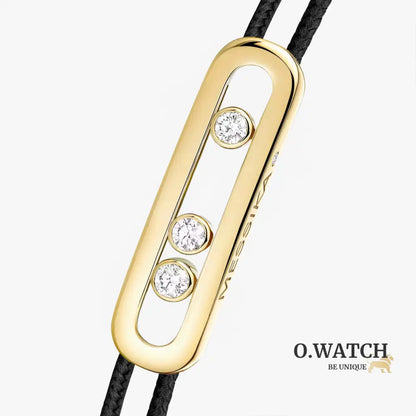 BRACELET MESSIKA CORDE NOIR GOLD Bracelet Messika