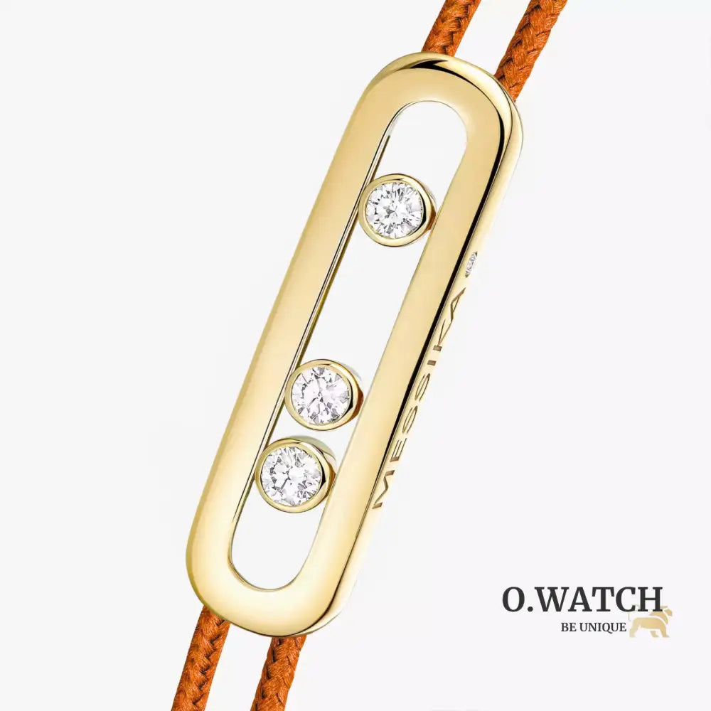 BRACELET MESSIKA CORDE ORANGE GOLD Bracelet Messika