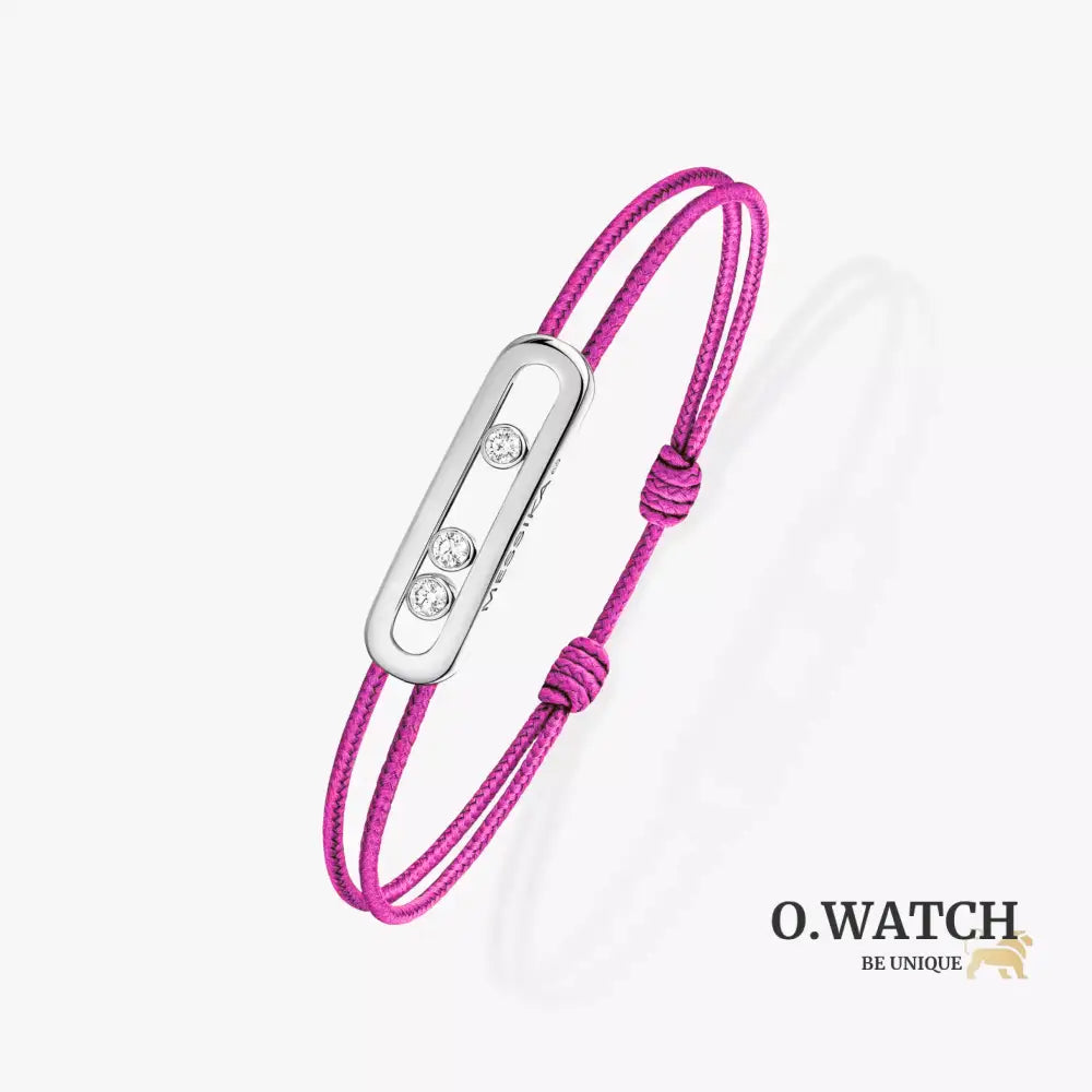 BRACELET MESSIKA CORDE ROSE WHITE GOLD Bracelet Messika