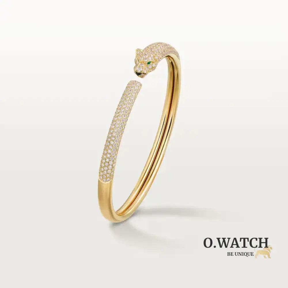 BRACELET PANTHÈRE PETIT MODÈLE PAVÉ