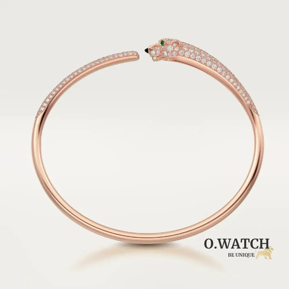 BRACELET PANTHÈRE PETIT MODÈLE PAVÉ