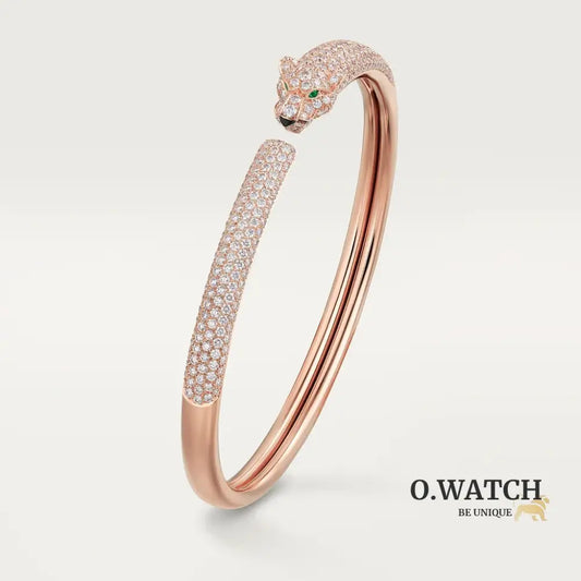 BRACELET PANTHÈRE PETIT MODÈLE PAVÉ