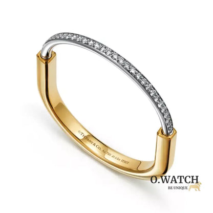 BRACELET TIFFANY & CO LOCK PERLEE GOLD