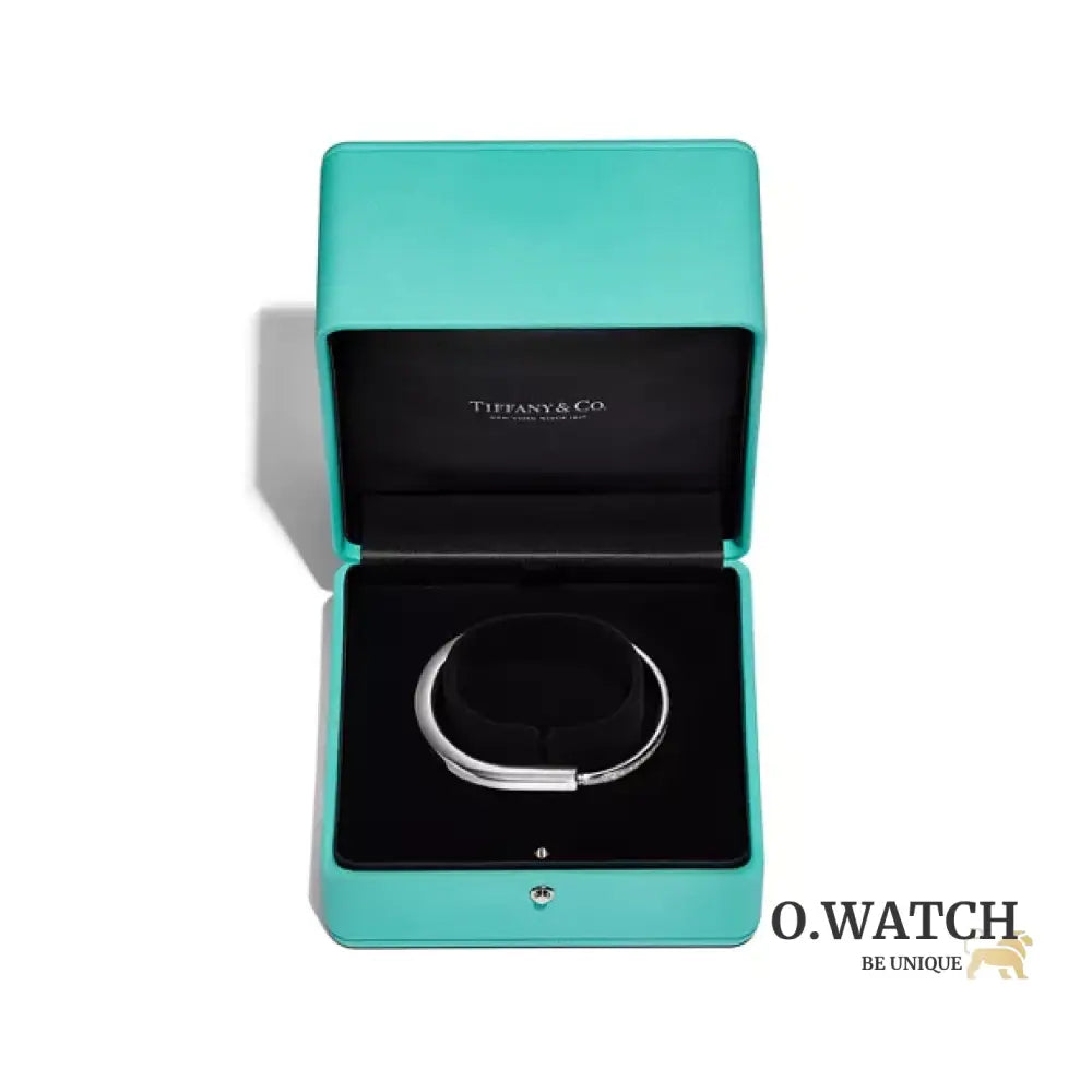 BRACELET TIFFANY & CO LOCK PERLEE WHITE GOLD