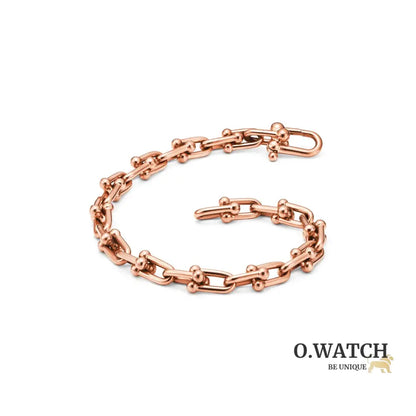 BRACELET TIFFANY & CO SMALL LINK ROSE-GOLD
