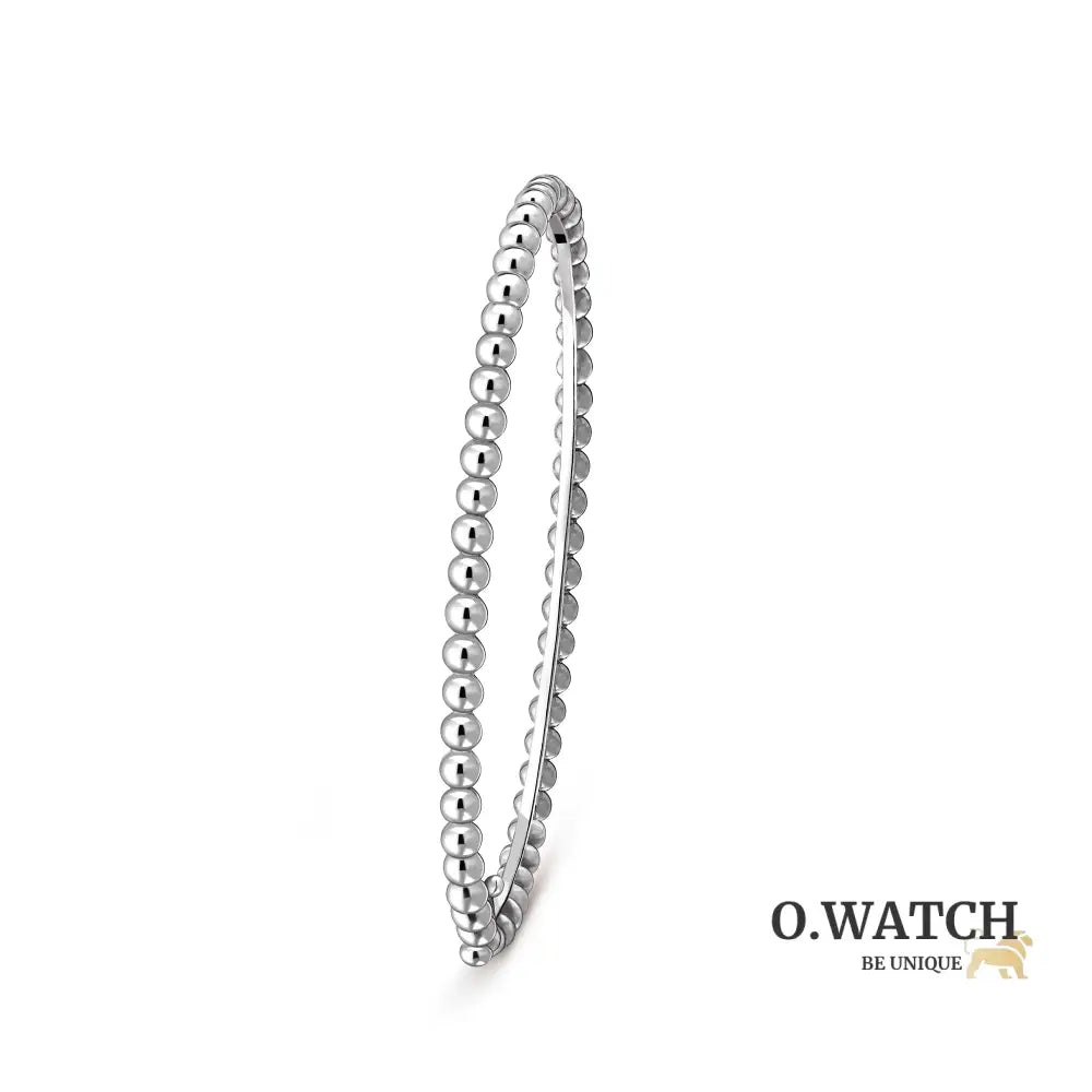 Bracelet Van Cleef Perlée Perle d'Or Moyen Modèle White Gold