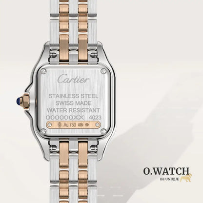 CARTIER PANTHERE ARGENTÉ ET ROSE GOLD