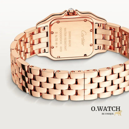 CARTIER PANTHÈRE OR ROSE AVEC STRASS