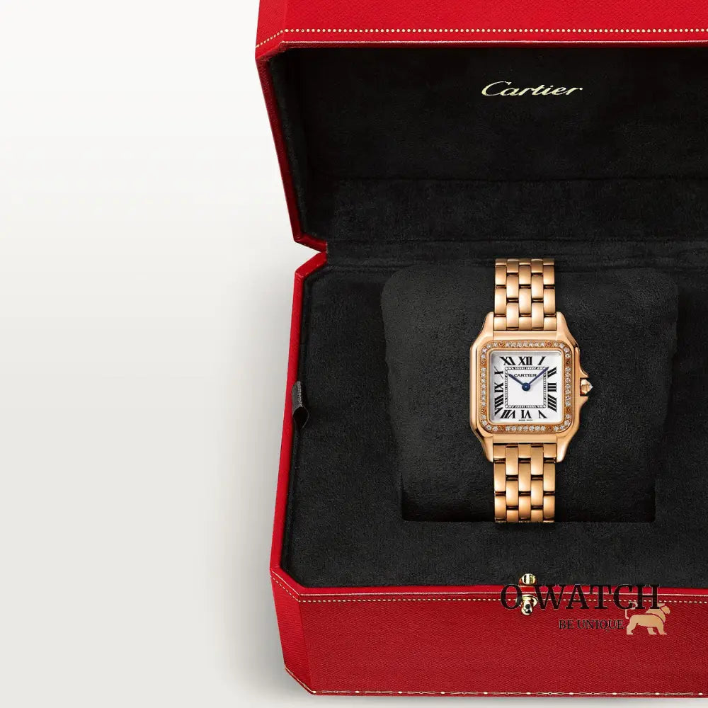 CARTIER PANTHÈRE OR ROSE AVEC STRASS