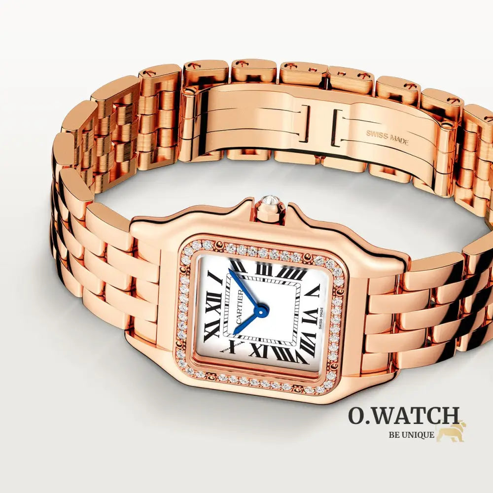 CARTIER PANTHÈRE OR ROSE AVEC STRASS