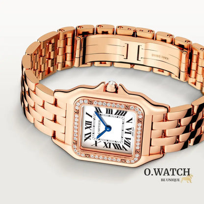 CARTIER PANTHÈRE OR ROSE AVEC STRASS