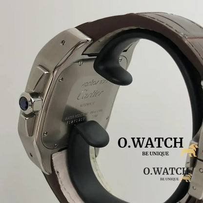 Cartier Santos Chronograph Stainless Steel bronze MONTRE