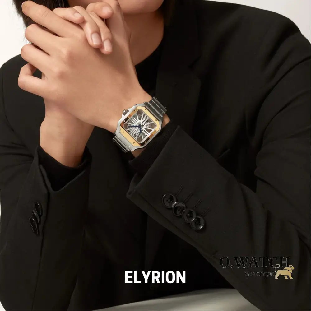 Cartier skeleton dore et argente