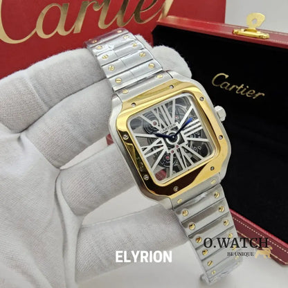 Cartier skeleton dore et argente