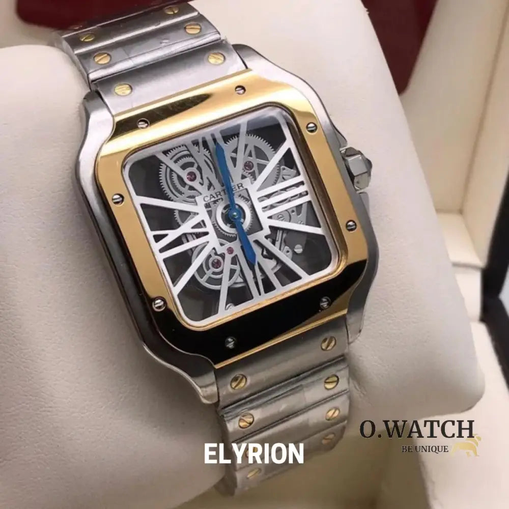 Cartier skeleton dore et argente