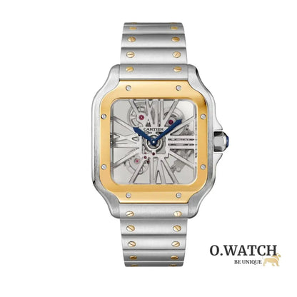 Cartier skeleton dore et argente