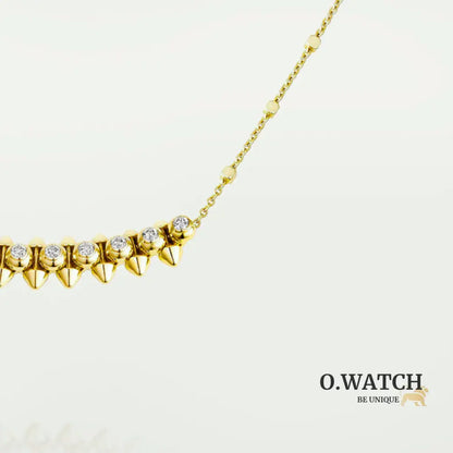 COLLIER CARTIER CLASH DIAMONDS GOLD