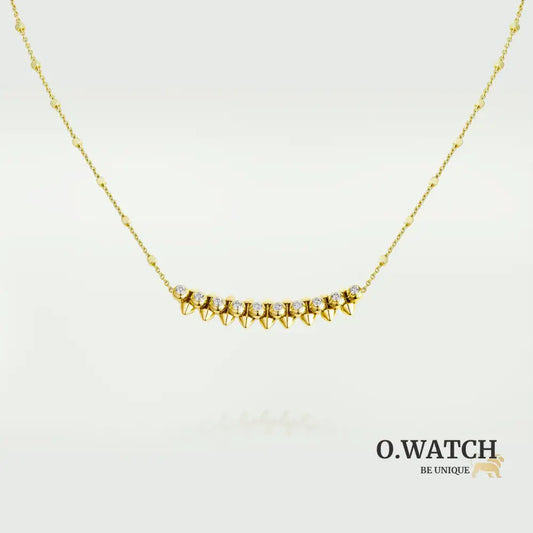 COLLIER CARTIER CLASH DIAMONDS GOLD