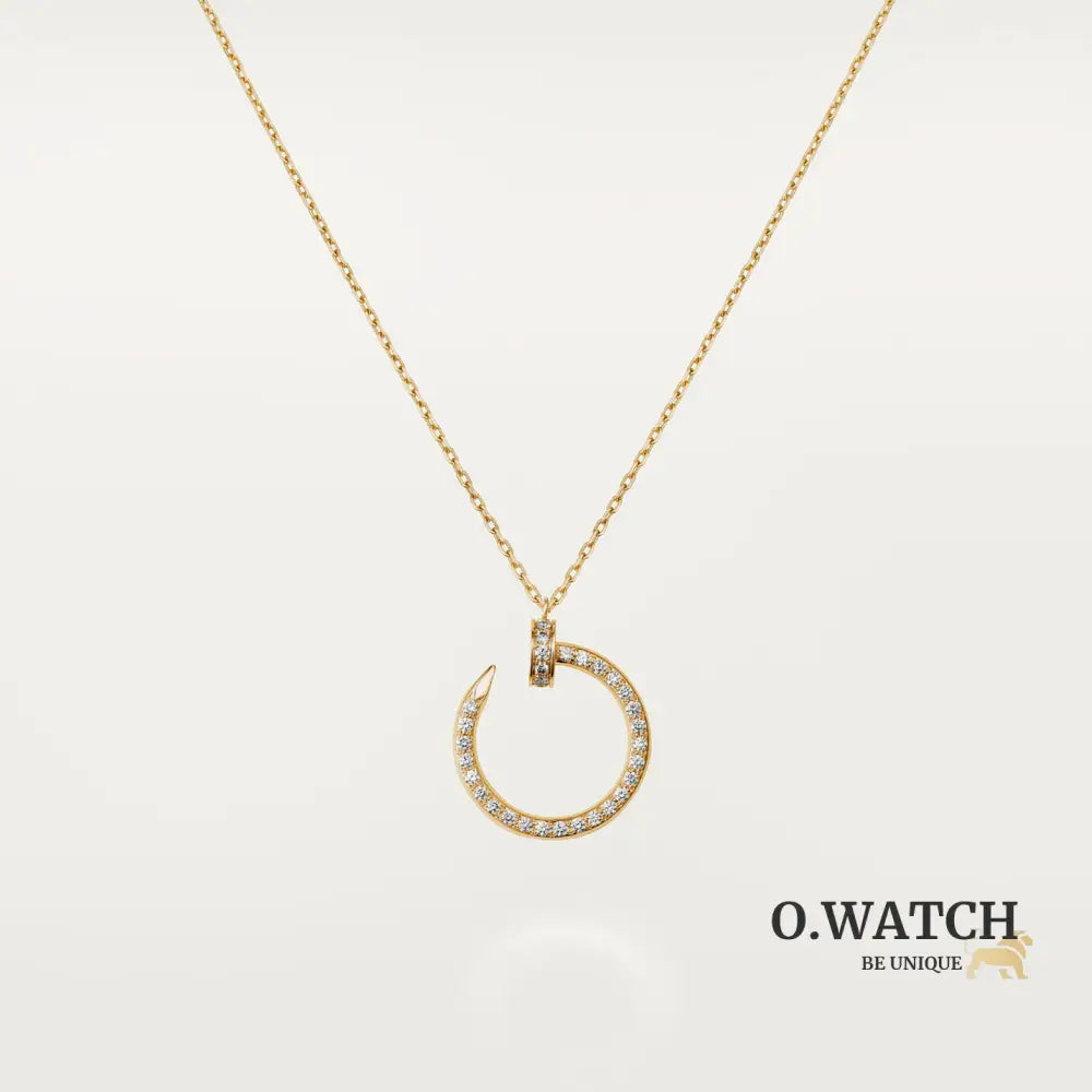 COLLIER CARTIER JUSTE UN CLOU FULL STRASS-GOLD
