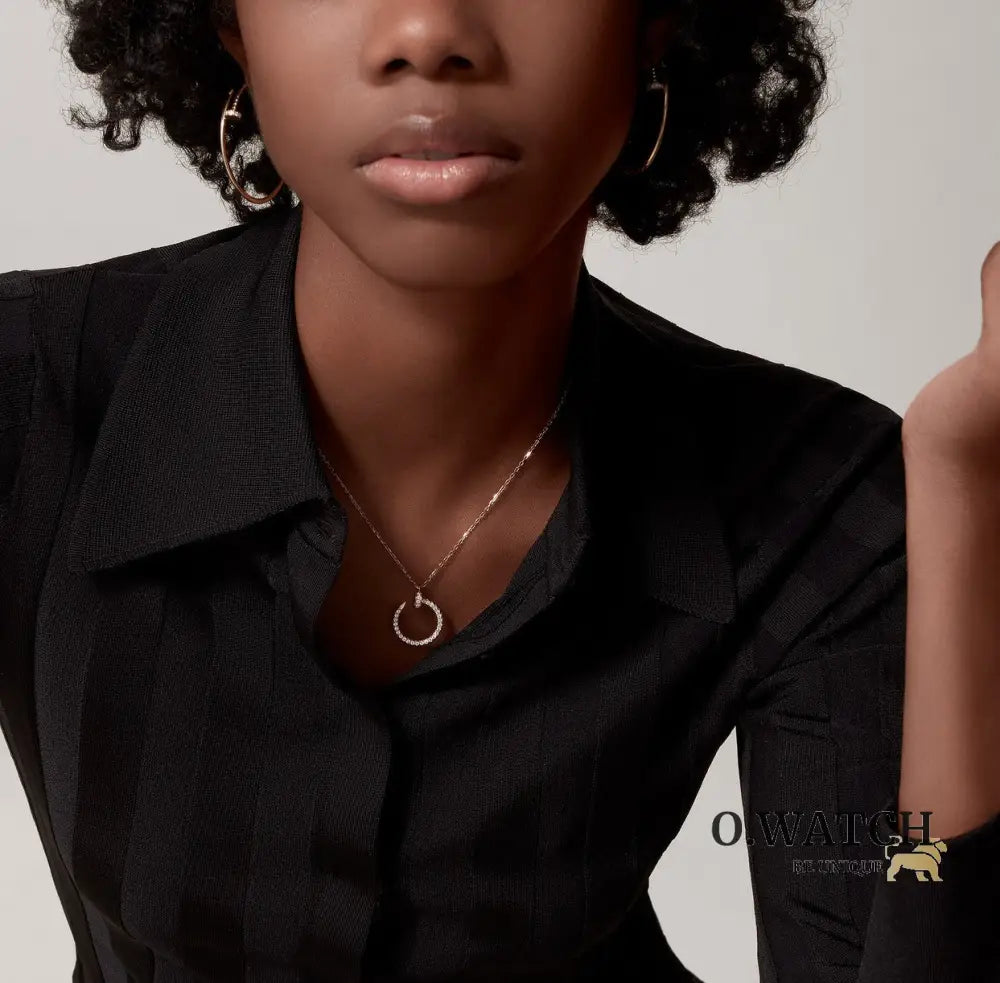 COLLIER CARTIER JUSTE UN CLOU FULL STRASS-GOLD