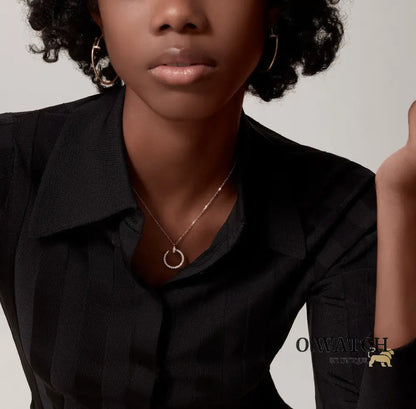 COLLIER CARTIER JUSTE UN CLOU FULL STRASS-GOLD