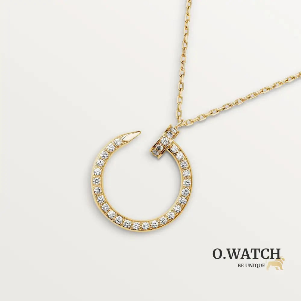 COLLIER CARTIER JUSTE UN CLOU FULL STRASS-GOLD