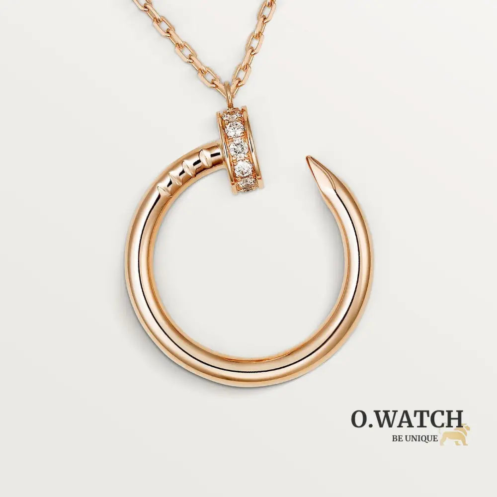 COLLIER CARTIER JUSTE UN CLOU FULL STRASS ROSE-GOLD